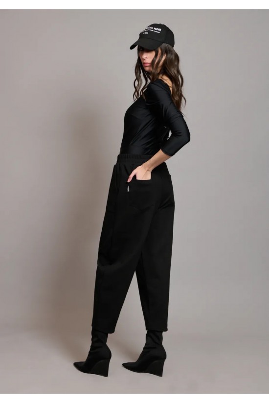 Γυναικείο μαύρο παντελόνι - Collectiva Noir Halo Pants