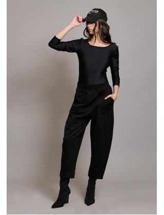 Γυναικείο μαύρο παντελόνι - Collectiva Noir Halo Pants