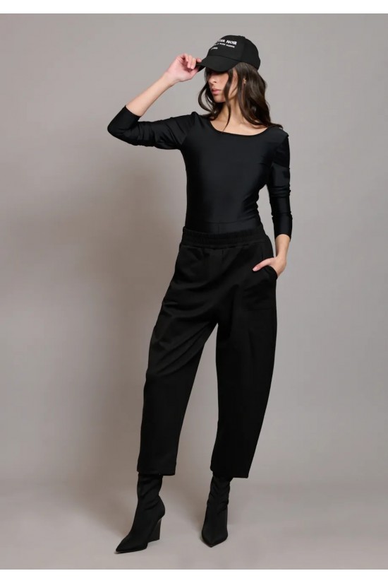 Γυναικείο μαύρο παντελόνι - Collectiva Noir Halo Pants