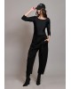 Γυναικείο μαύρο παντελόνι - Collectiva Noir Halo Pants