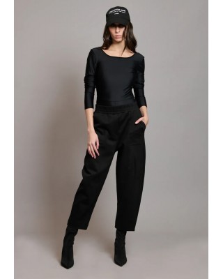 Γυναικείο μαύρο παντελόνι - Collectiva Noir Halo Pants