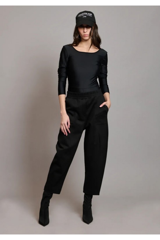 Γυναικείο μαύρο παντελόνι - Collectiva Noir Halo Pants