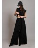 Γυναικείο μαύρο wide leg παντελόνι φόρμας - Collectiva Noir Addisson Pnt Pants