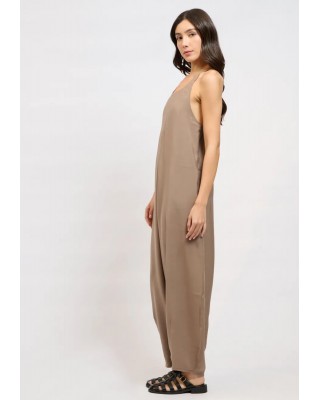 Γυναικεία αμάνικη ολόσωμη φόρμα - Collectiva Noir March Jumpsuit