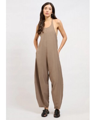 Γυναικεία αμάνικη ολόσωμη φόρμα - Collectiva Noir March Jumpsuit