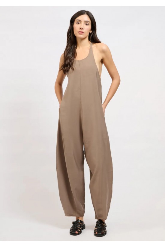 Γυναικεία αμάνικη ολόσωμη φόρμα - Collectiva Noir March Jumpsuit