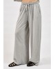 Γυναικεία γκρι φαρδιά παντελόνα - Collectiva Noir Ines Pants
