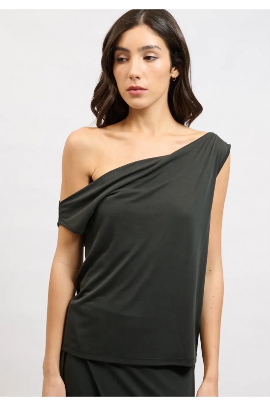 Γυναικεία μαύρη off shoulders μπλούζα - Collectiva Noir Bella Top