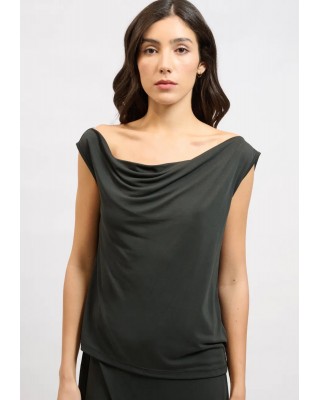 Γυναικεία μαύρη off shoulders μπλούζα - Collectiva Noir Bella Top
