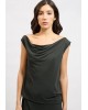 Γυναικεία μαύρη off shoulders μπλούζα - Collectiva Noir Bella Top