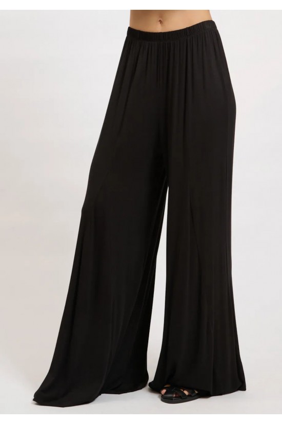 Γυναικεία μαύρη φαρδιά παντελόνα - Collectiva Noir Jasmine Pants