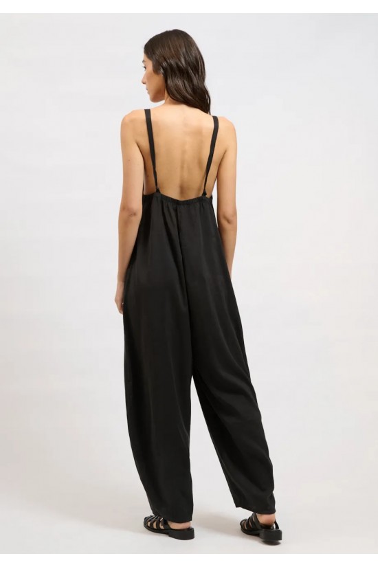 Γυναικεία μαύρη αμάνικη ολόσωμη φόρμα - Collectiva Noir March Jumpsuit
