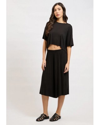 Γυναικεία μαύρη βερμούδα - Collectiva Noir Quil Bermuda