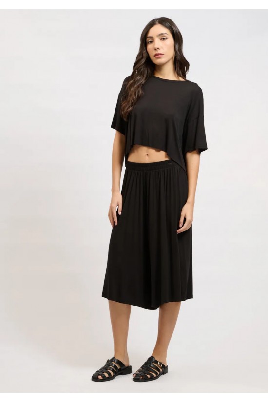 Γυναικεία μαύρη βερμούδα - Collectiva Noir Quil Bermuda