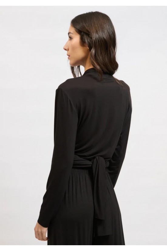 Γυναικεία μαύρη πολυμορφική ζακέτα - Collectiva Noir Cala Cardigan