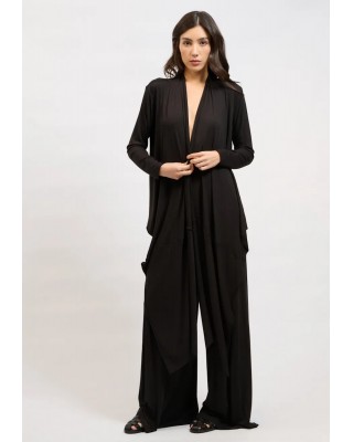 Γυναικεία μαύρη πολυμορφική ζακέτα - Collectiva Noir Cala Cardigan