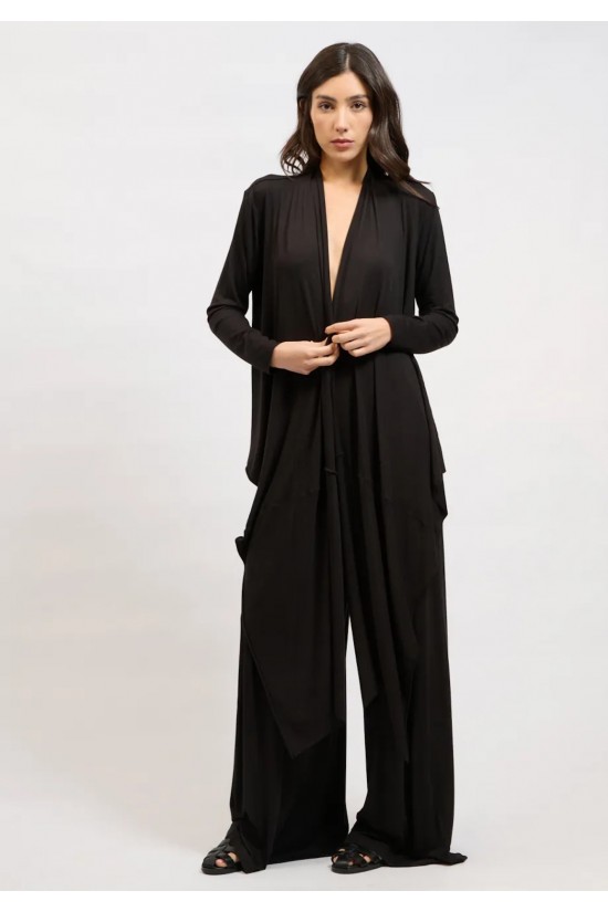 Γυναικεία μαύρη πολυμορφική ζακέτα - Collectiva Noir Cala Cardigan