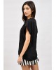 Γυναικεία κοντομάνικη oversized μπλούζα - Collectiva Noir CN Oversized Top