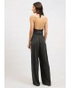 Γυναικεία μαύρη ολόσωμη φόρμα με ανοιχτή πλάτη - Collectiva Noir Fresia Jumpsuit