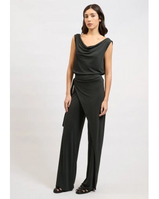 Γυναικεία μαύρη παντελόνα - Collectiva Noir Rig Pants