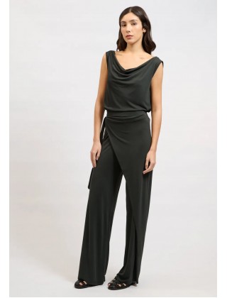 Γυναικεία μαύρη παντελόνα - Collectiva Noir Rig Pants