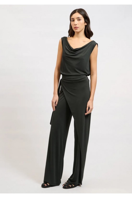 Γυναικεία μαύρη παντελόνα - Collectiva Noir Rig Pants