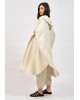 Γυναικεία μπεζ κοντομάνικη κάπα - Collectiva Noir Liora Cape