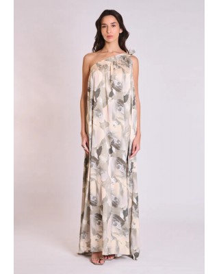 Γυναικείο αέρινο φόρεμα με έναν ώμο - Collectiva Noir Lauren Dress