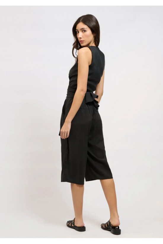 Γυναικείο μαύρο αμάνικο πολυμορφικό γιλέκο - Collectiva Noir Dusk Vest