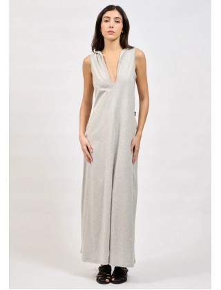 Γυναικείο γκρι αμάνικο φόρεμα - Collectiva Noir Hether Dress