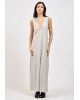 Γυναικείο γκρι αμάνικο φόρεμα - Collectiva Noir Hether Dress