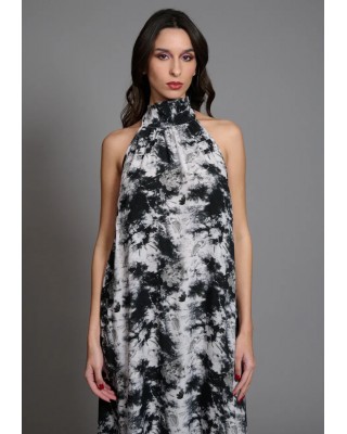 Γυναικείο μάξι halter φόρεμα - Collectiva Noir Stone Dress Γυναικείο μάξι halter φόρεμα - Collectiva Noir Stone Dress