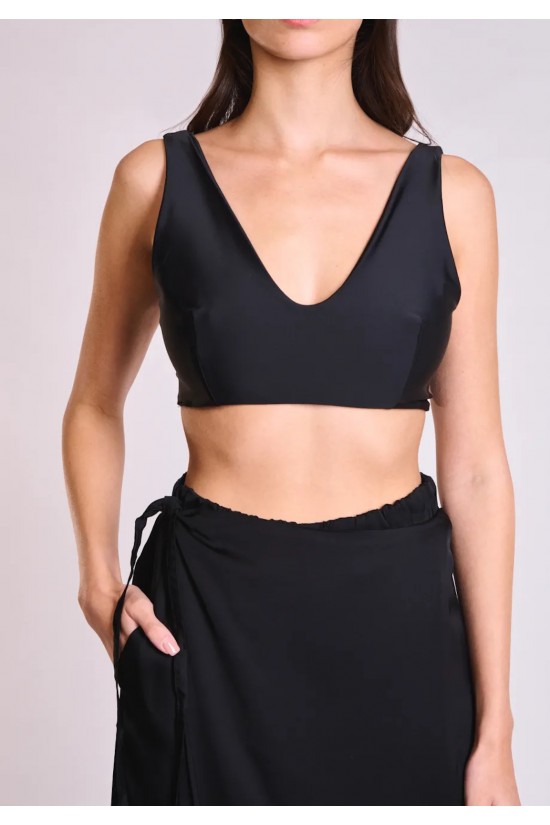 Γυναικείο μαύρο σετ μαγιό - Collectiva Noir Skyler Set Γυναικείο μαύρο σετ μαγιό - Collectiva Noir Skyler Set