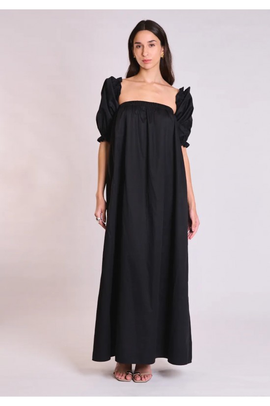 Γυναικείο μαύρο μάξι φόρεμα - Collectiva Noir That Dress