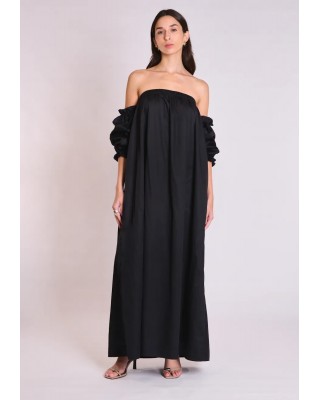 Γυναικείο μαύρο μάξι φόρεμα - Collectiva Noir That Dress