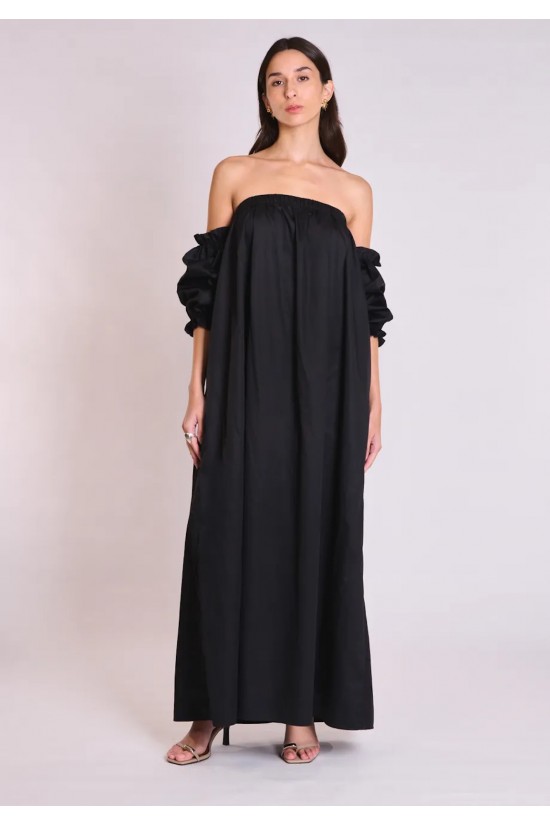 Γυναικείο μαύρο μάξι φόρεμα - Collectiva Noir That Dress