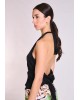 Γυναικείο μαύρο halter top - Collectiva Noir Linden Top