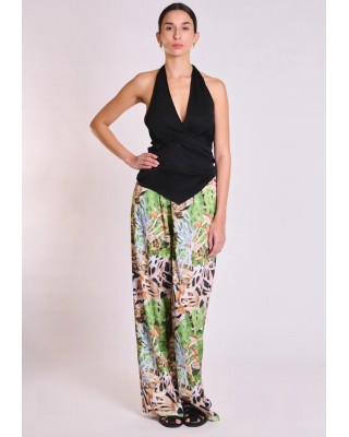 Γυναικείο μαύρο halter top - Collectiva Noir Linden Top