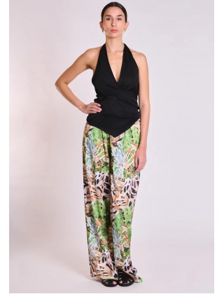 Γυναικείο μαύρο halter top - Collectiva Noir Linden Top