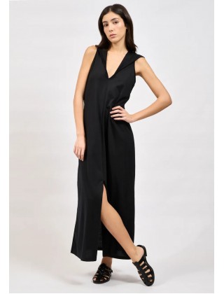 Γυναικείο μαύρο αμάνικο φόρεμα - Collectiva Noir Hether Dress