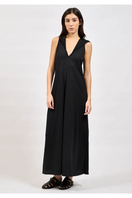 Γυναικείο μαύρο αμάνικο φόρεμα - Collectiva Noir Hether Dress