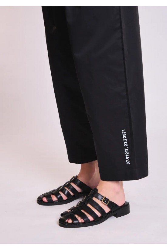 Γυναικείο μαύρο παντελόνι - Collectiva Noir Elm Pants