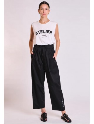 Γυναικείο μαύρο παντελόνι - Collectiva Noir Elm Pants