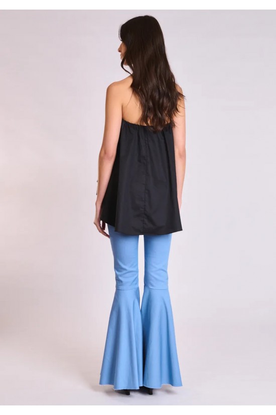 Γυναικείο μαύρο στράπλες τοπ - Collectiva Noir Nive Top