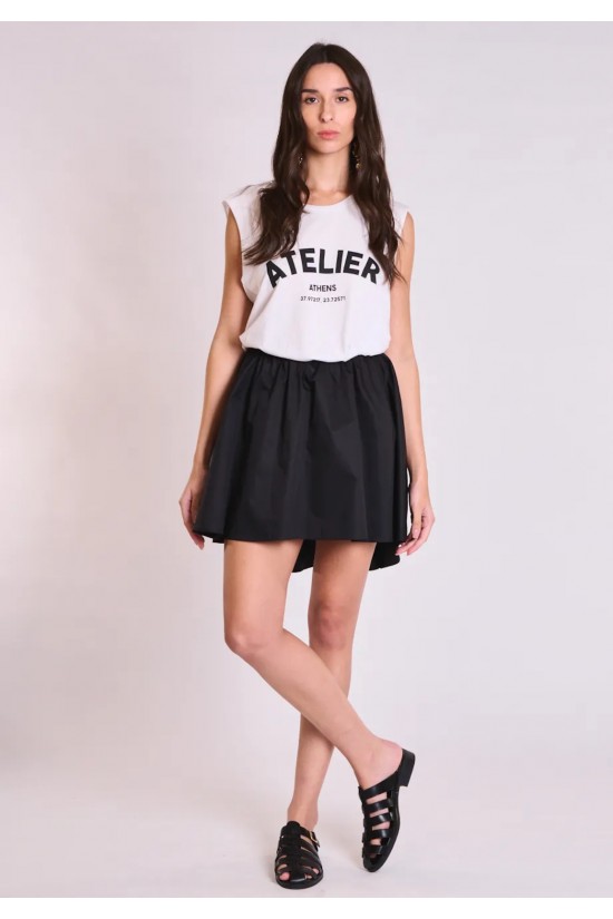 Γυναικείο μαύρο στράπλες τοπ - Collectiva Noir Nive Top