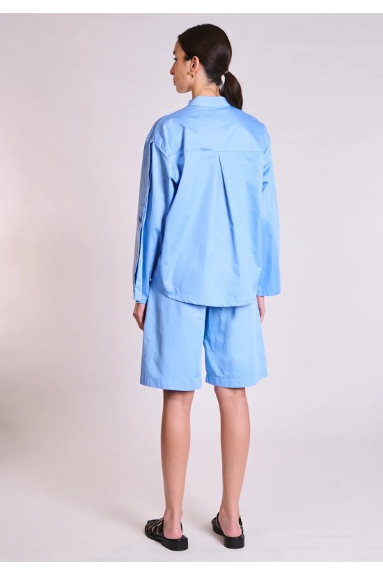 Γυναικείο μπλε πουκάμισο - Collectiva Noir Elan Top