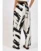 Γυναικείο παντελόνι με print - Collectiva Noir Wane Pants