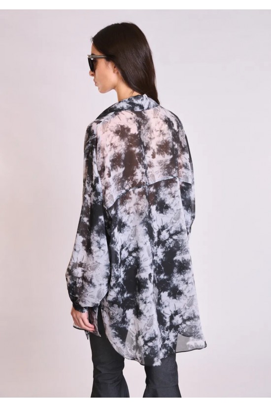 Γυναικείο πουκάμισο με print butterfly - Collectiva Noir Taria Shirt