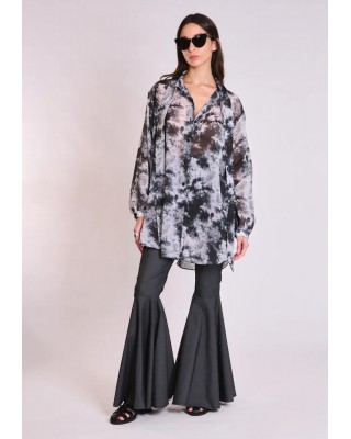 Γυναικείο πουκάμισο με print butterfly - Collectiva Noir Taria Shirt