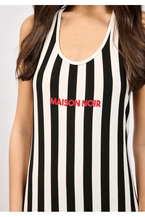 Γυναικείο ριγέ αμάνικο φόρεμα - Collectiva Noir Amy Dress Γυναικείο ριγέ αμάνικο φόρεμα - Collectiva Noir Amy Dress